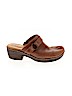 B O C Born Concepts 100% Leather Brown Mule/Clog Size 10 - photo 1