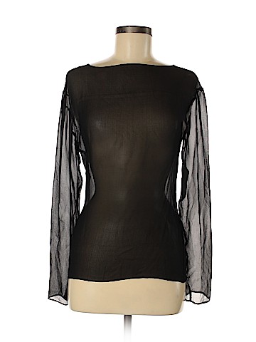 Assorted Brands Long Sleeve Silk Top (view 1)