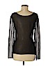 Assorted Brands 100% Silk Black Long Sleeve Silk Top Size M - photo 2
