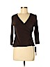 Studio 1 Brown 3/4 Sleeve Top Size 8 (petite) - photo 1