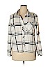 Bella Dahl 100% Cotton White Long Sleeve Button-Down Shirt Size XL - photo 1