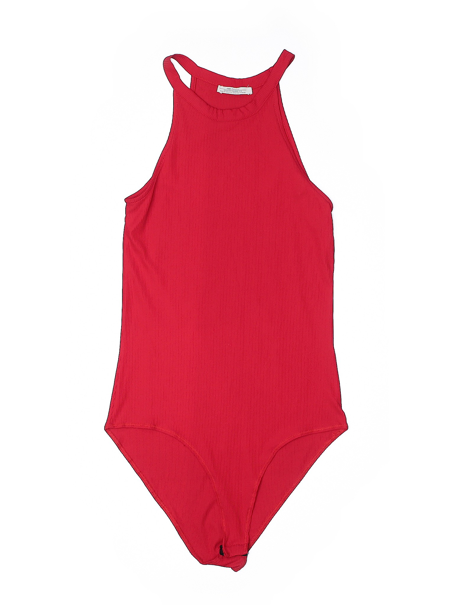 zara red bodysuit