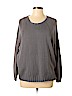 J.jill 100% Cotton Gray Pullover Sweater Size XL (petite) - photo 1