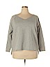 Lands' End Gray Sweatshirt Size 20 - 22 - photo 1