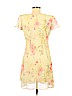 Coldwater Creek 100% Polyester Yellow Casual Dress Size 6 (petite) - photo 2