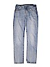 Gap Kids 100% Cotton Solid Blue Jeans Size 14 - photo 1