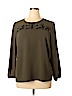Talbots Green Long Sleeve Blouse Size 2X (petite) - photo 1