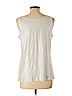 Eileen Fisher 100% Linen Silver Sleeveless Top Size L - photo 2