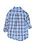 Janie and Jack 100% Cotton Checkered-gingham Blue Long Sleeve Button-Down Shirt Size 5T - photo 2