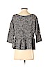 Free People 100% Polyester Gray 3/4 Sleeve Blouse Size S - photo 2