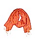 Unbranded 100% Silk Print Orange Silk Scarf One size - photo 1