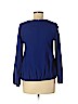 Lisa Perry 100% Wool Blue Long Sleeve Blouse Size 6 - photo 2
