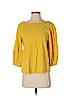 Ann Taylor LOFT Yellow 3/4 Sleeve Top Size S (petite) - photo 1