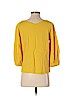 Ann Taylor LOFT Yellow 3/4 Sleeve Top Size S (petite) - photo 2