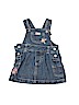 Baby Sprockets 100% Cotton Solid Blue Overall Dress Size 6-9 mo - photo 1