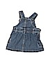 Baby Sprockets 100% Cotton Solid Blue Overall Dress Size 6-9 mo - photo 2