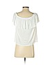 American Eagle Outfitters 100% Viscose Ivory Short Sleeve Top Size S (petite) - photo 2
