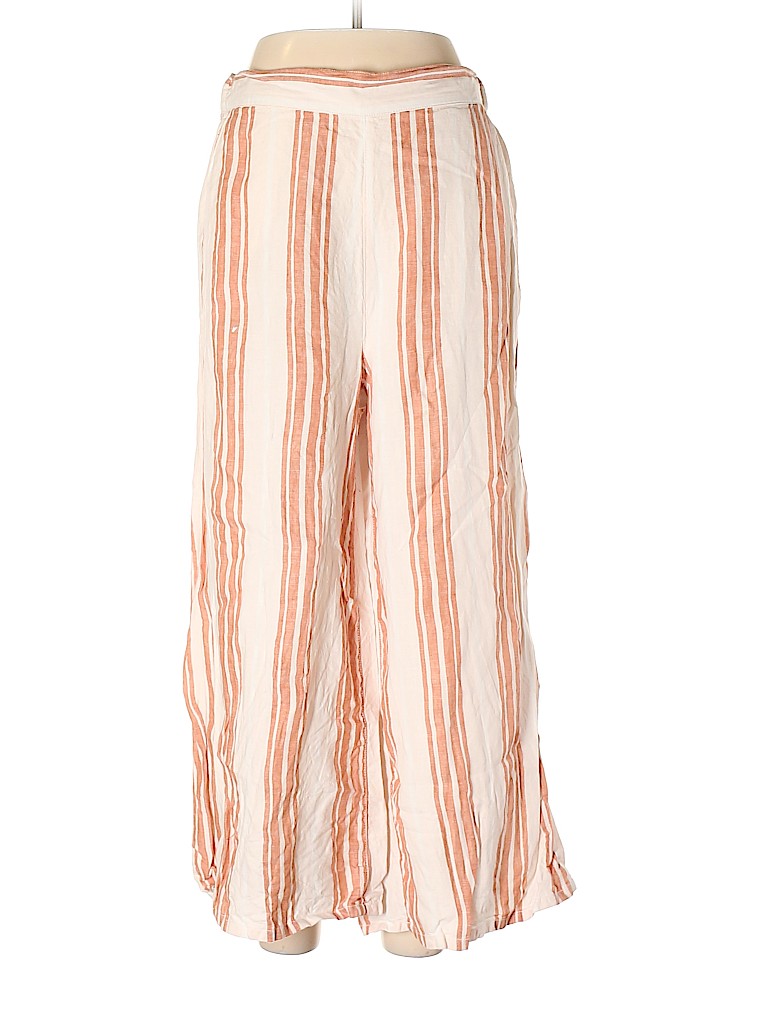 Christian Siriano New York Stripes Orange Linen Pants Size L - 75% off ...