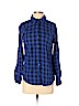 Splendid 100% Rayon Blue Long Sleeve Button-Down Shirt Size S - photo 1