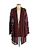 Knox Rose 100% Polyester Burgundy Cardigan Size M - photo 1