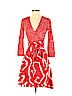 Diane von Furstenberg Red Casual Dress Size 0 - photo 1