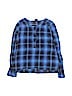 Gap Kids 100% Cotton Blue Long Sleeve Blouse Size 8 - photo 1