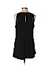 White House Black Market 100% Polyester Black Sleeveless Blouse Size 4 - photo 2