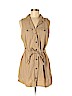 H&M 100% Cotton Tan Casual Dress Size 10 - photo 1
