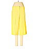 Theory Yellow Linen Pants Size 0 - photo 1