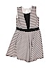 Beautees Stripes Black Dress Size 8 - photo 1