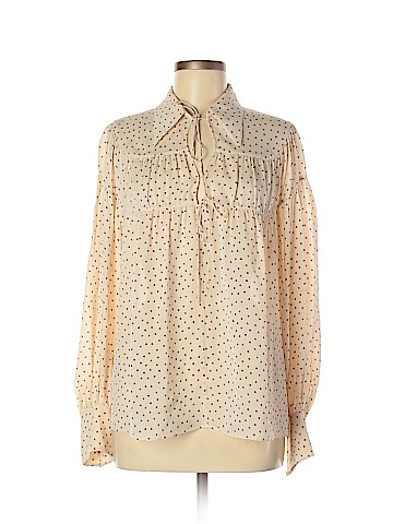 Joseph Long Sleeve Silk Top (view 1)