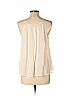Ann Taylor LOFT Ivory Sleeveless Blouse Size L (petite) - photo 2