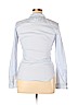 H&M 100% Cotton Blue Long Sleeve Button-Down Shirt Size 14 - photo 2