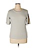 Bobeau Gray Short Sleeve Top Size XL (petite) - photo 1