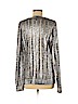 BCBGMAXAZRIA 100% Polyester Silver Cardigan Size M - photo 2