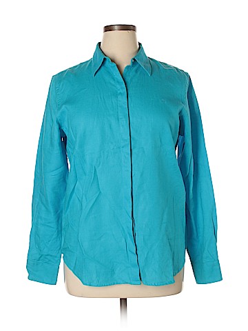 Lauren by Ralph Lauren Long Sleeve Button-Down Shirt (view 1)