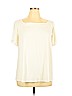 J.jill Ivory Short Sleeve Top Size XL - photo 1