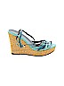 Christian Siriano for Payless Teal Wedges Size 5 - photo 1