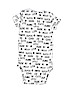 Carter's 100% Cotton Print White Short Sleeve Onesie 9-12 MO / 12 MO - photo 2