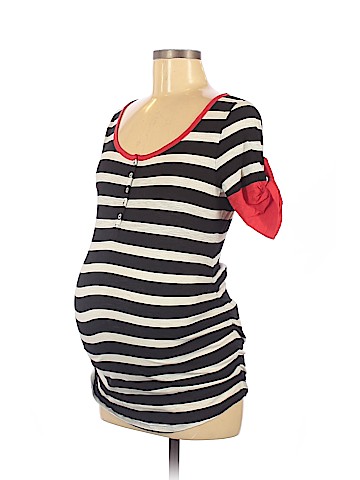 Planet Motherhood Short Sleeve Henley (view 1)