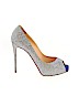 Christian Louboutin Silver Heels Size EU 39 - photo 1