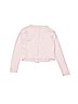 Tartine et Chocolat 100% Cotton Solid Pink Cardigan Size 4 - photo 2