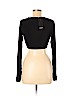 Nasty Gal Inc. Black Long Sleeve Top Size 6 - photo 2