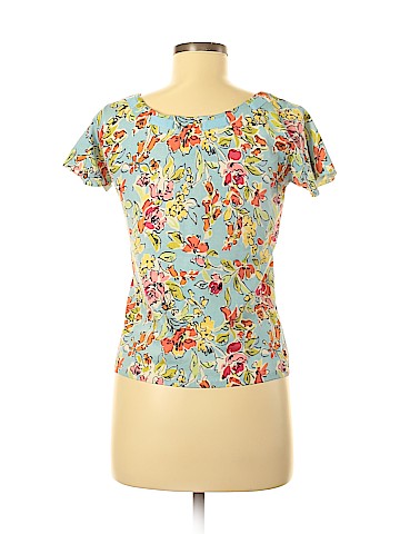 Harold's Short Sleeve Silk Top (view 2)