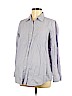 In Due Time 100% Cotton Purple Long Sleeve Button-Down Shirt Size M - photo 1
