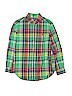 Ralph Lauren 100% Cotton Green Long Sleeve Button-Down Shirt Size 16 - photo 1