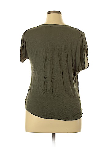INC International Concepts Short Sleeve Blouse (view 2)