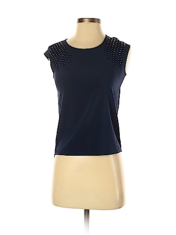 Aqua Short Sleeve Blouse (view 1)