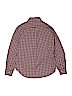 Ralph Lauren 100% Cotton Plaid Burgundy Long Sleeve Button-Down Shirt Size 12 - 14 - photo 2