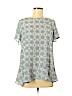 Ann Taylor LOFT 100% Polyester White Short Sleeve Blouse Size S (petite) - photo 1